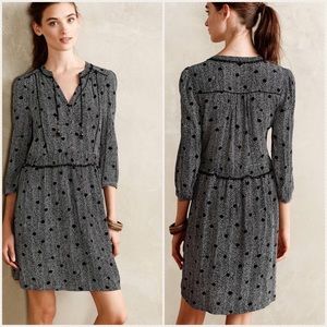 Anthropologie MAEVE Galan Dress Polka Dot Print
